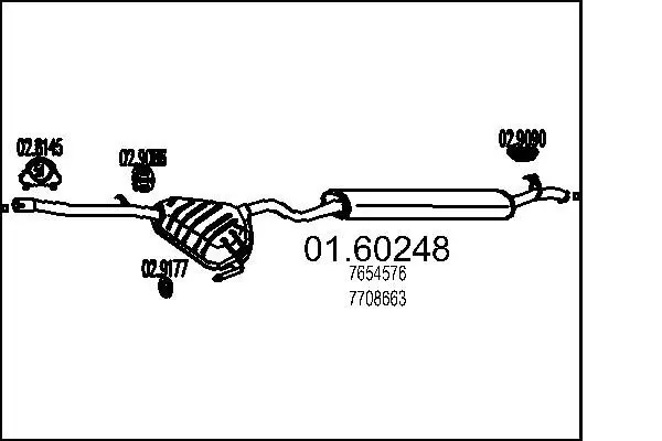 Handler.Part End silencer MTS 0160248 1