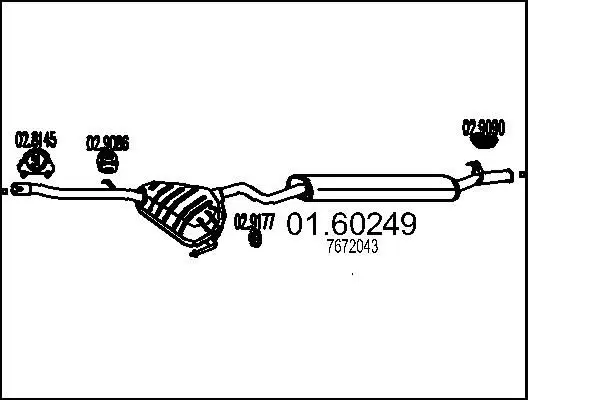 Handler.Part End silencer MTS 0160249 1