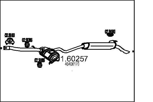 Handler.Part End silencer MTS 0160257 1