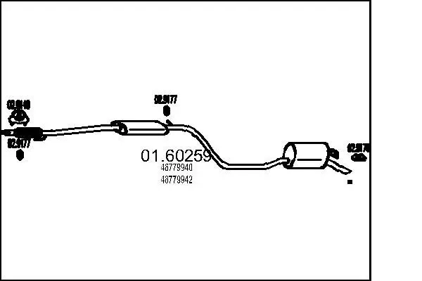 Handler.Part End silencer MTS 0160259 1