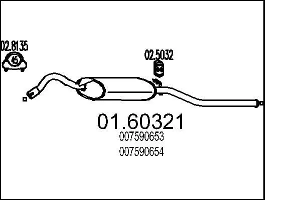 Handler.Part End silencer MTS 0160321 1