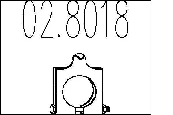 Handler.Part Pipe connector, exhaust system MTS 028018 1