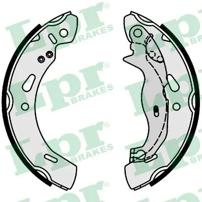 Handler.Part Brake shoe set LPR 01004 1