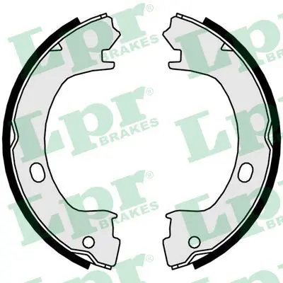 Handler.Part Brake shoe set, parking brake LPR 01015 1