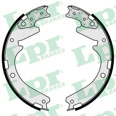 Handler.Part Brake shoe set LPR 01027 1