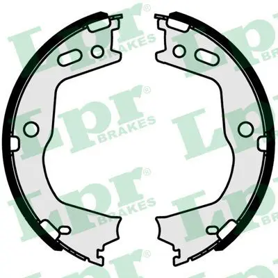 Handler.Part Brake shoe set, parking brake LPR 01046 1