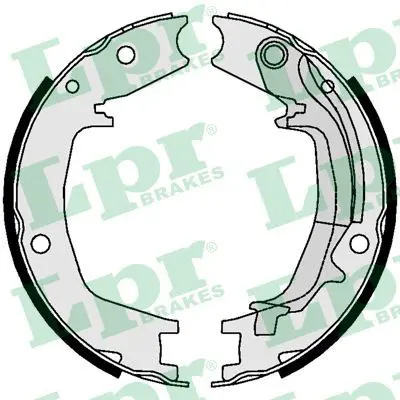 Handler.Part Brake shoe set, parking brake LPR 01062 1