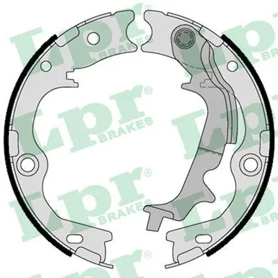 Handler.Part Brake shoe set, parking brake LPR 01116 1