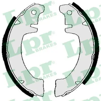 Handler.Part Brake shoe set LPR 03040 1