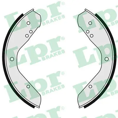 Handler.Part Brake shoe set LPR 03900 1