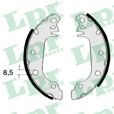 Handler.Part Brake shoe set LPR 04710 1