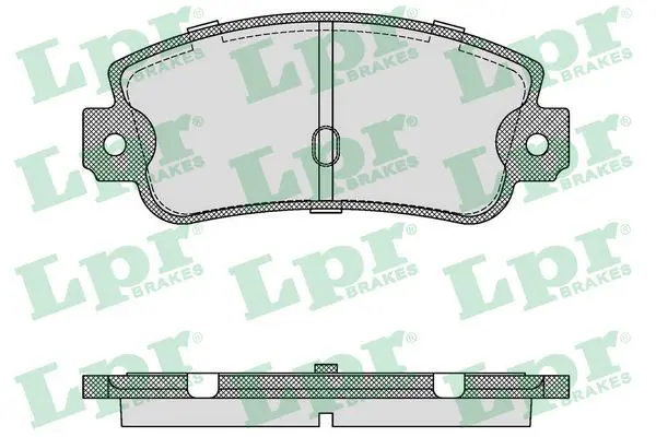 Handler.Part Brake pad set, disc brake LPR 05P106 1