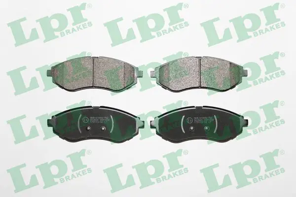 Handler.Part Brake pad set, disc brake LPR 05P1080 1