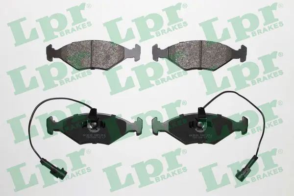 Handler.Part Brake pad set, disc brake LPR 05P1204 1