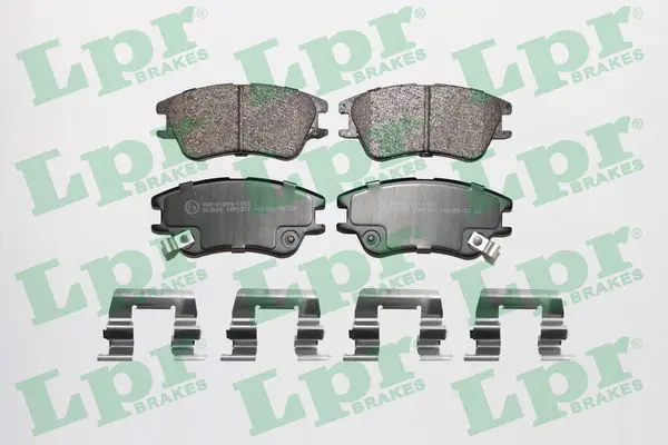 Handler.Part Brake pad set, disc brake LPR 05P1212 1