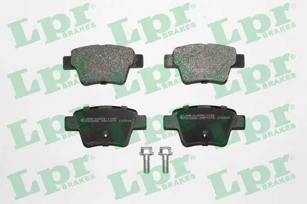 Handler.Part Brake pad set, disc brake LPR 05P1278 1