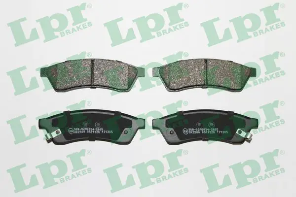 Handler.Part Brake pad set, disc brake LPR 05P1320 1