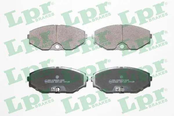 Handler.Part Brake pad set, disc brake LPR 05P1357 1