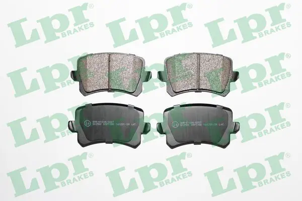 Handler.Part Brake pad set, disc brake LPR 05P1390 1