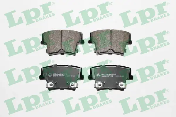 Handler.Part Brake pad set, disc brake LPR 05P1400 1