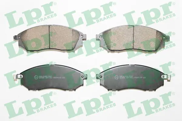 Handler.Part Brake pad set, disc brake LPR 05P1406 1