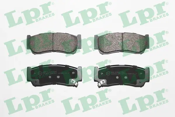 Handler.Part Brake pad set, disc brake LPR 05P1417 1