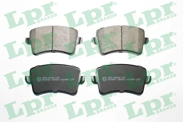 Handler.Part Brake pad set, disc brake LPR 05P1489 1