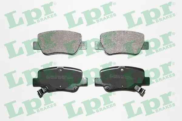 Handler.Part Brake pad set, disc brake LPR 05P1522 1