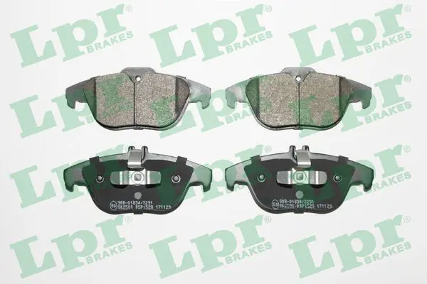 Handler.Part Brake pad set, disc brake LPR 05P1528 1