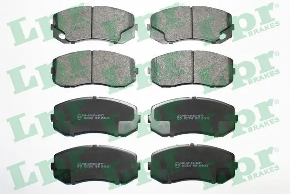 Handler.Part Brake pad set, disc brake LPR 05P1613 1