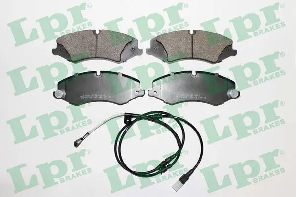 Handler.Part Brake pad set, disc brake LPR 05P1616A 1