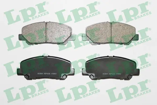 Handler.Part Brake pad set, disc brake LPR 05P1636 1