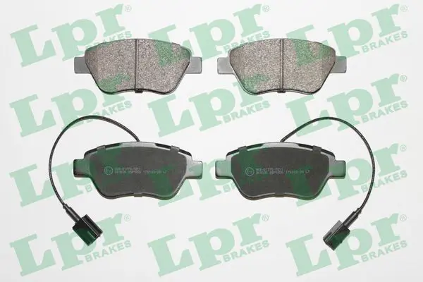 Handler.Part Brake pad set, disc brake LPR 05P1656 1