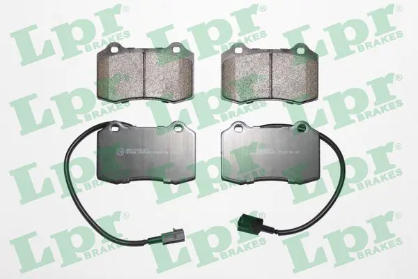 Handler.Part Brake pad set, disc brake LPR 05P1665 1