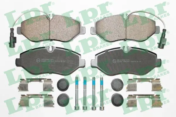 Handler.Part Brake pad set, disc brake LPR 05P1669 1