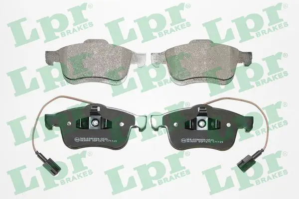 Handler.Part Brake pad set, disc brake LPR 05P1674 1