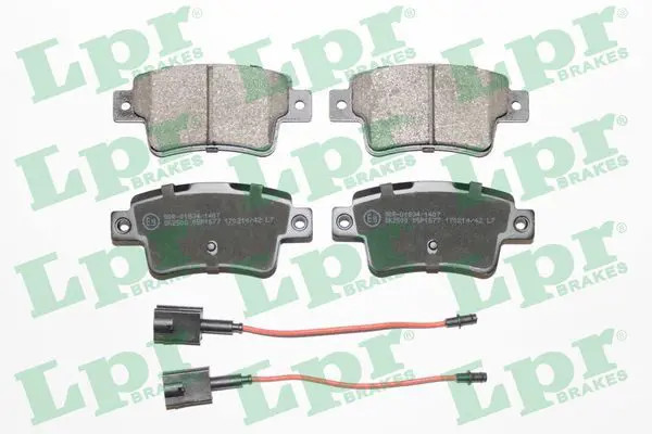 Handler.Part Brake pad set, disc brake LPR 05P1677 1