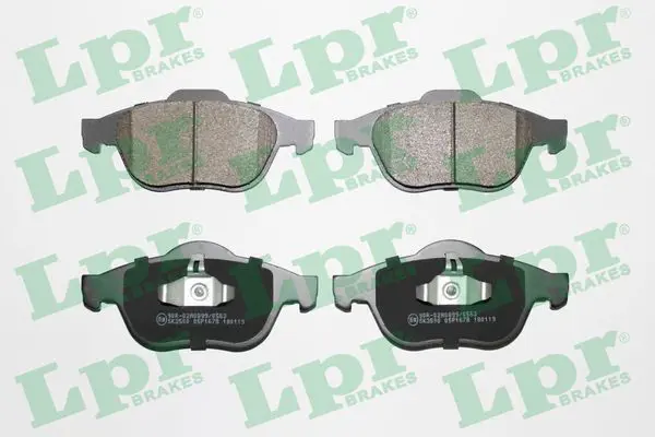 Handler.Part Brake pad set, disc brake LPR 05P1678 1