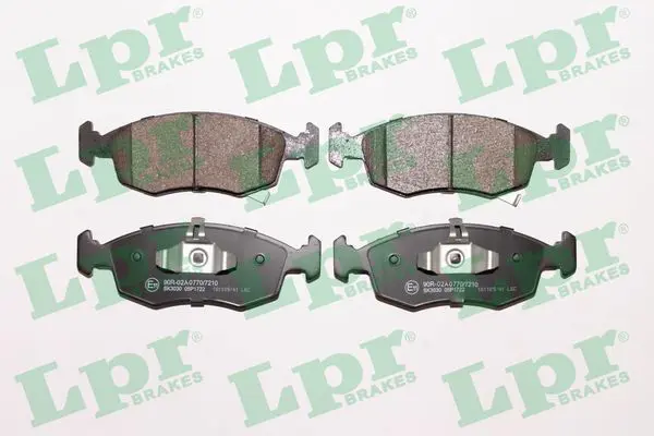 Handler.Part Brake pad set, disc brake LPR 05P1722 1