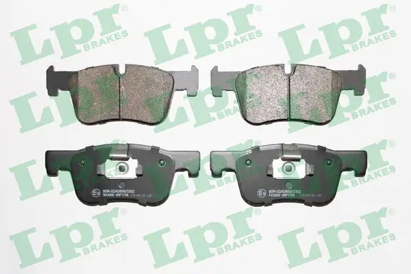 Handler.Part Brake pad set, disc brake LPR 05P1739 1