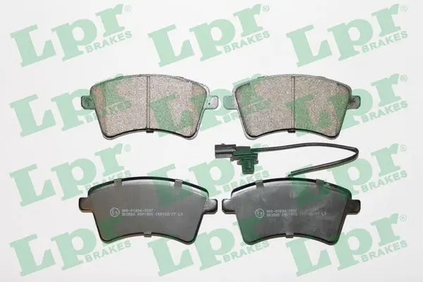 Handler.Part Brake pad set, disc brake LPR 05P1800 1