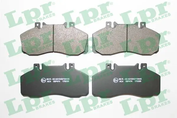 Handler.Part Brake pad set, disc brake LPR 05P474 1