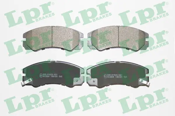 Handler.Part Brake pad set, disc brake LPR 05P565 1