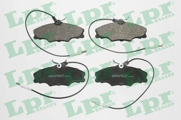 Handler.Part Brake pad set, disc brake LPR 05P619 1