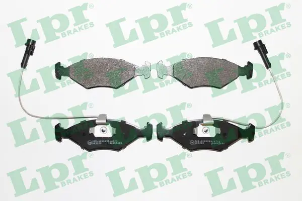 Handler.Part Brake pad set, disc brake LPR 05P680 1