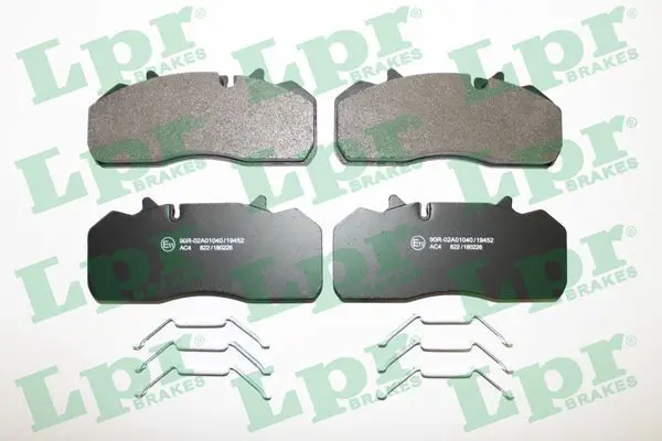 Handler.Part Brake pad set, disc brake LPR 05P822 1