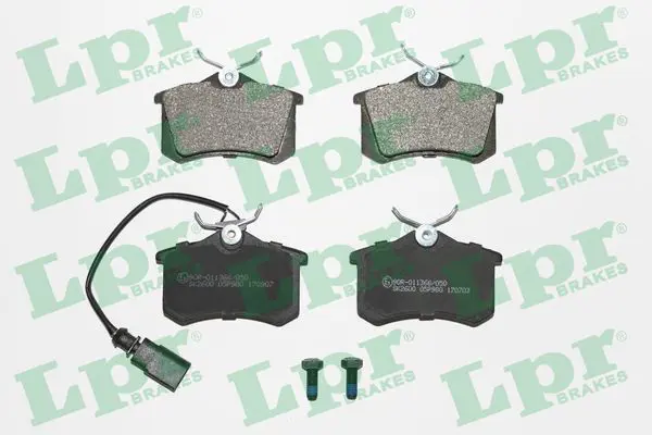 Handler.Part Brake pad set, disc brake LPR 05P980 1