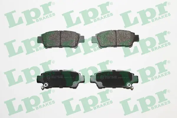 Handler.Part Brake pad set, disc brake LPR 05P996 1