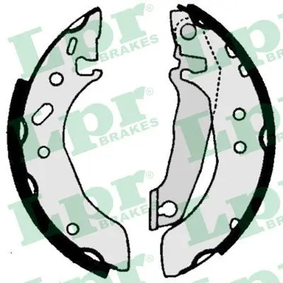 Handler.Part Brake shoe set LPR 06030 1