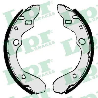 Handler.Part Brake shoe set LPR 07010 1